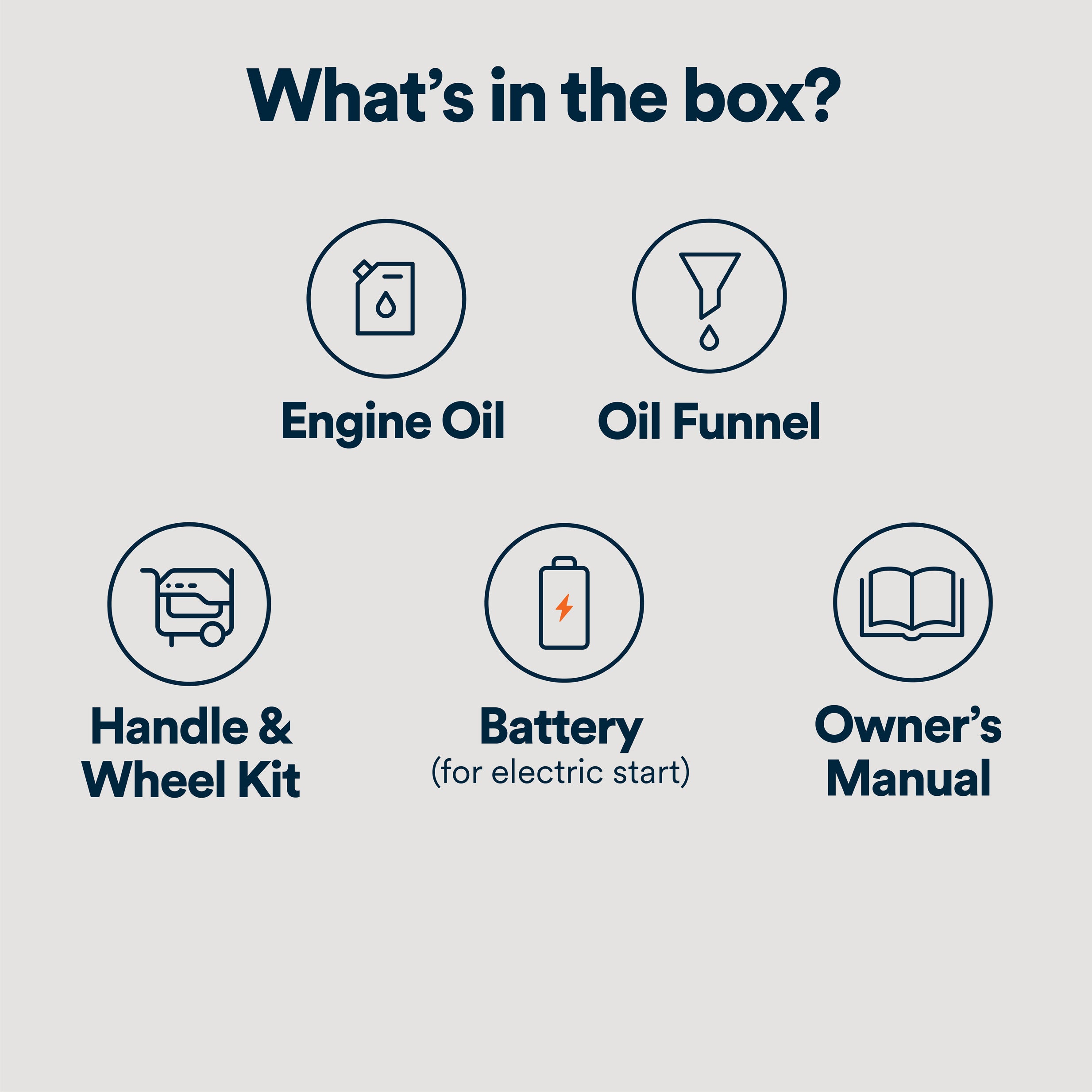 Generac Portable Generator, 5500W