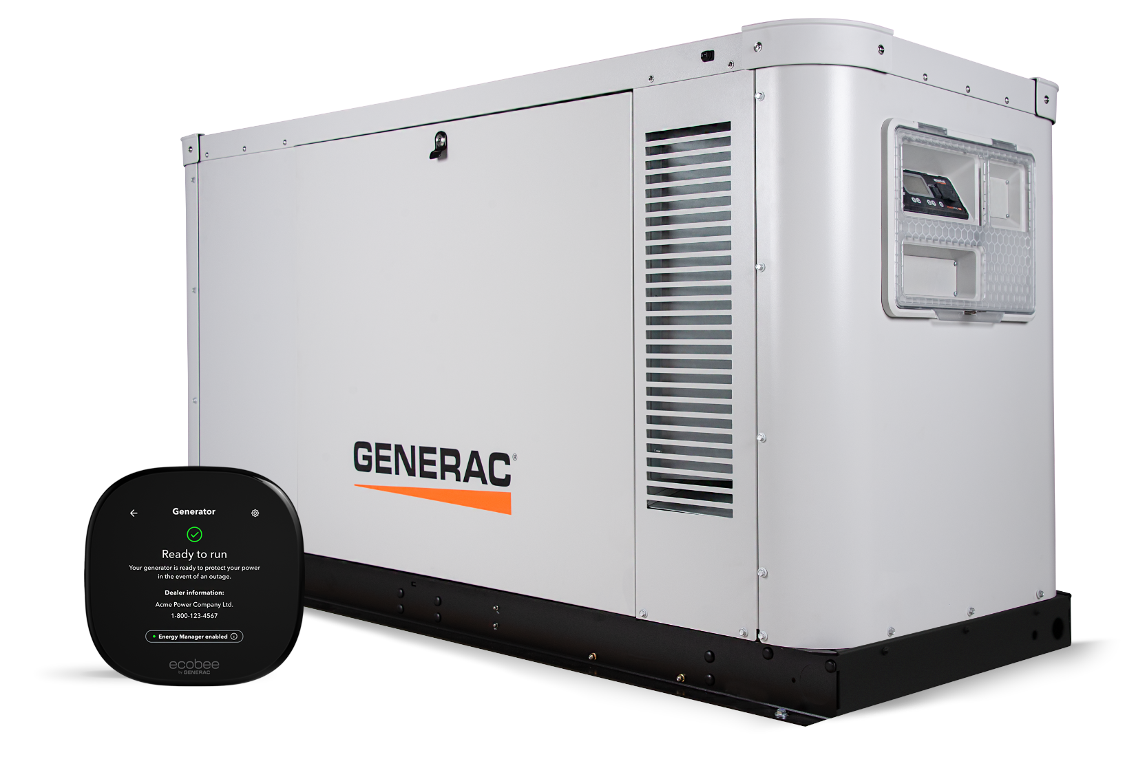 Generac Standby Generator, 48 kW with Smart Thermostat
