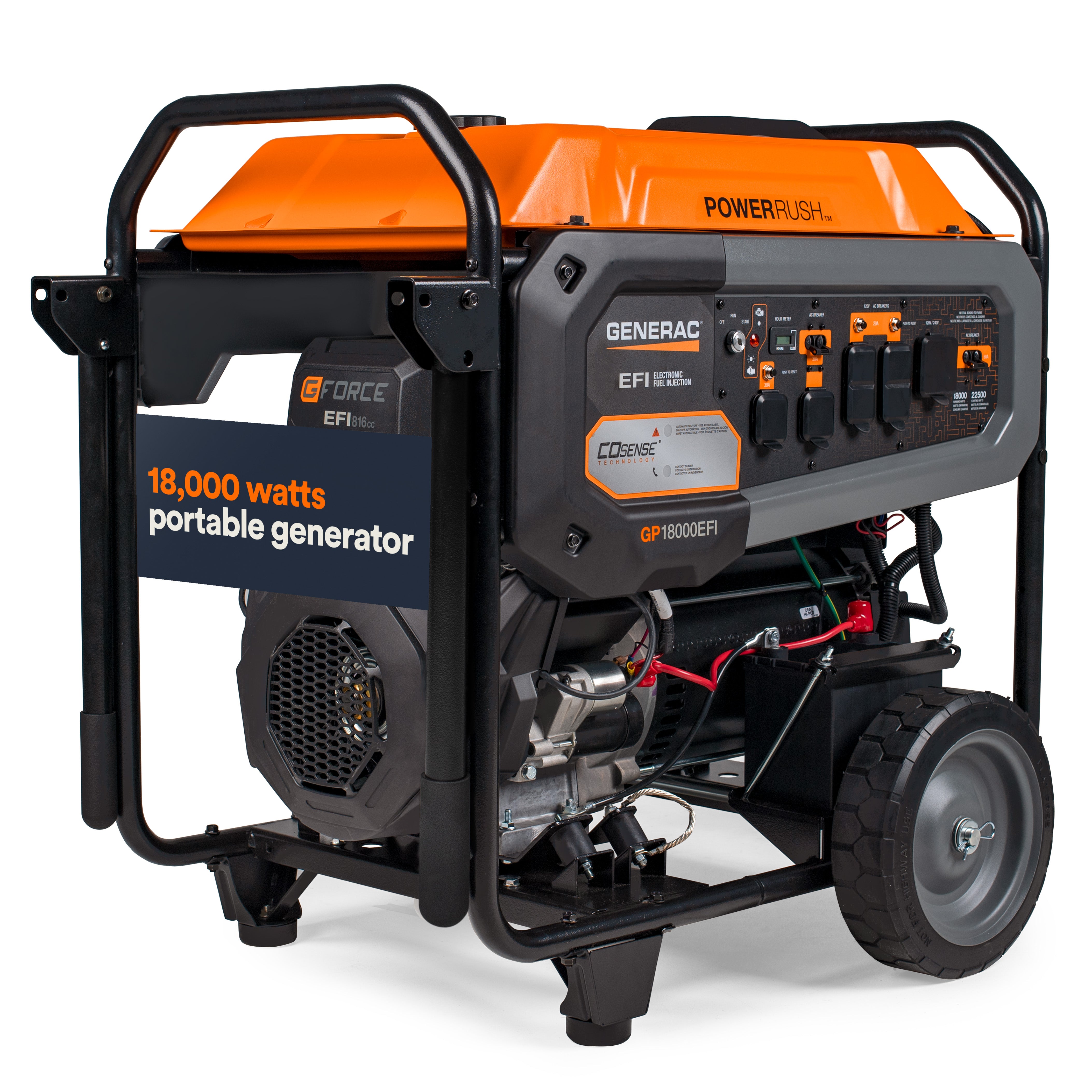 Portable Generator, 18000 | EFI | Electric Start with COsense | 50ST