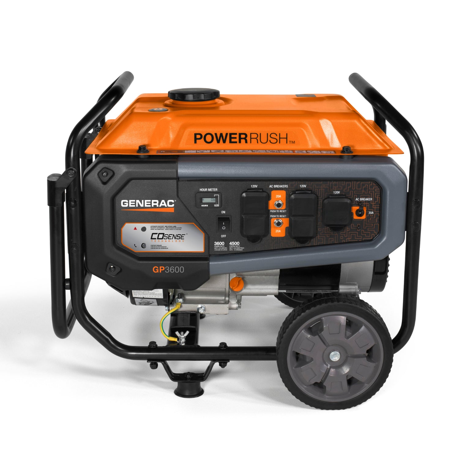 Generac Portable Generator, 3600W