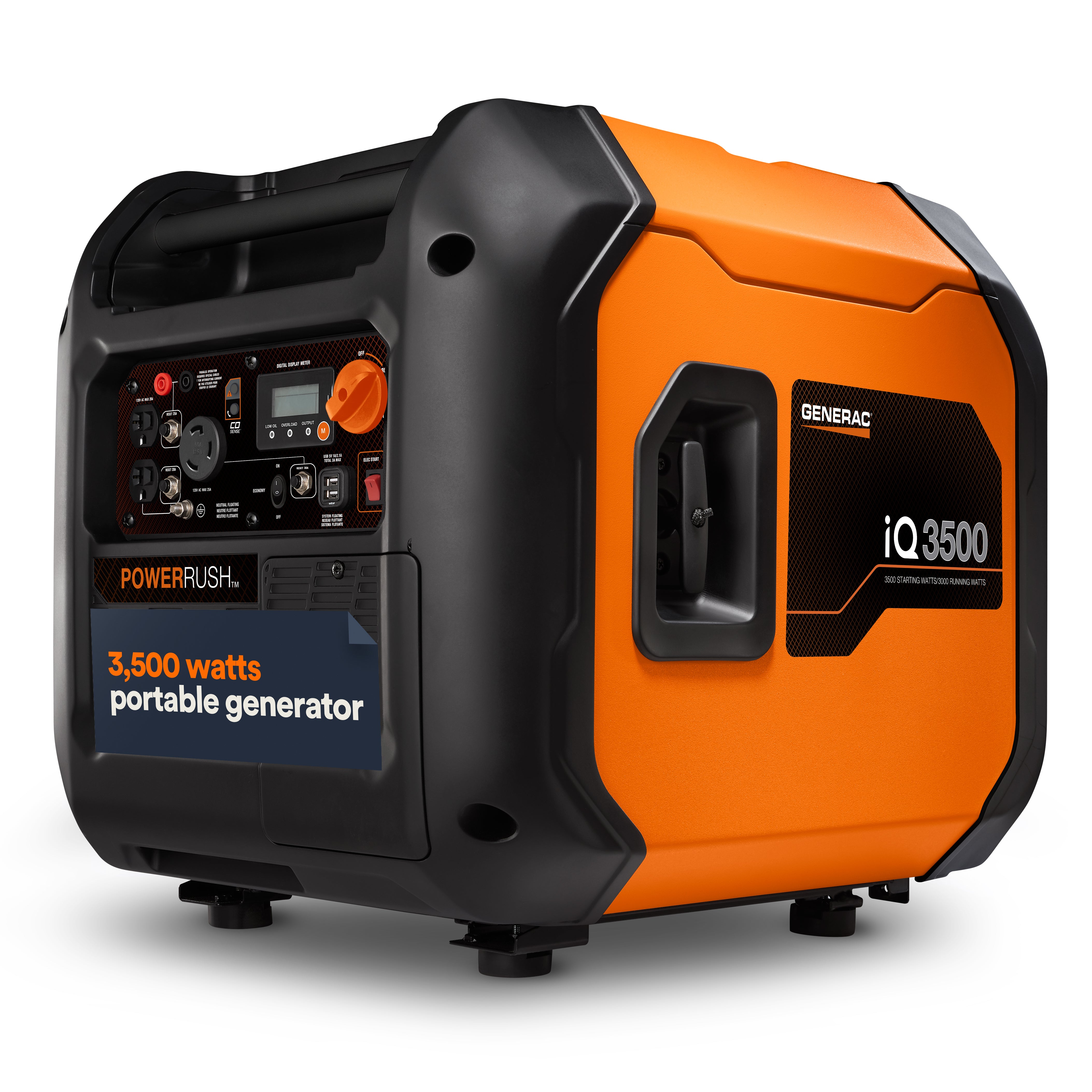 Generac Portable Inverter Generator, 3500i