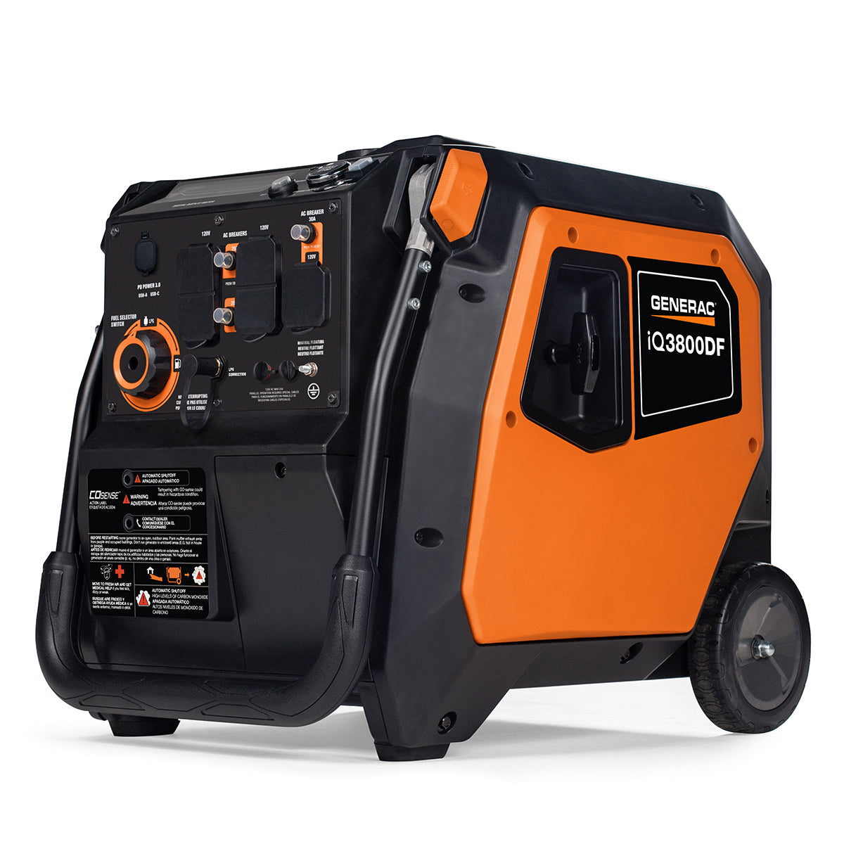 Generac Portable Inverter Generator, iQ3800