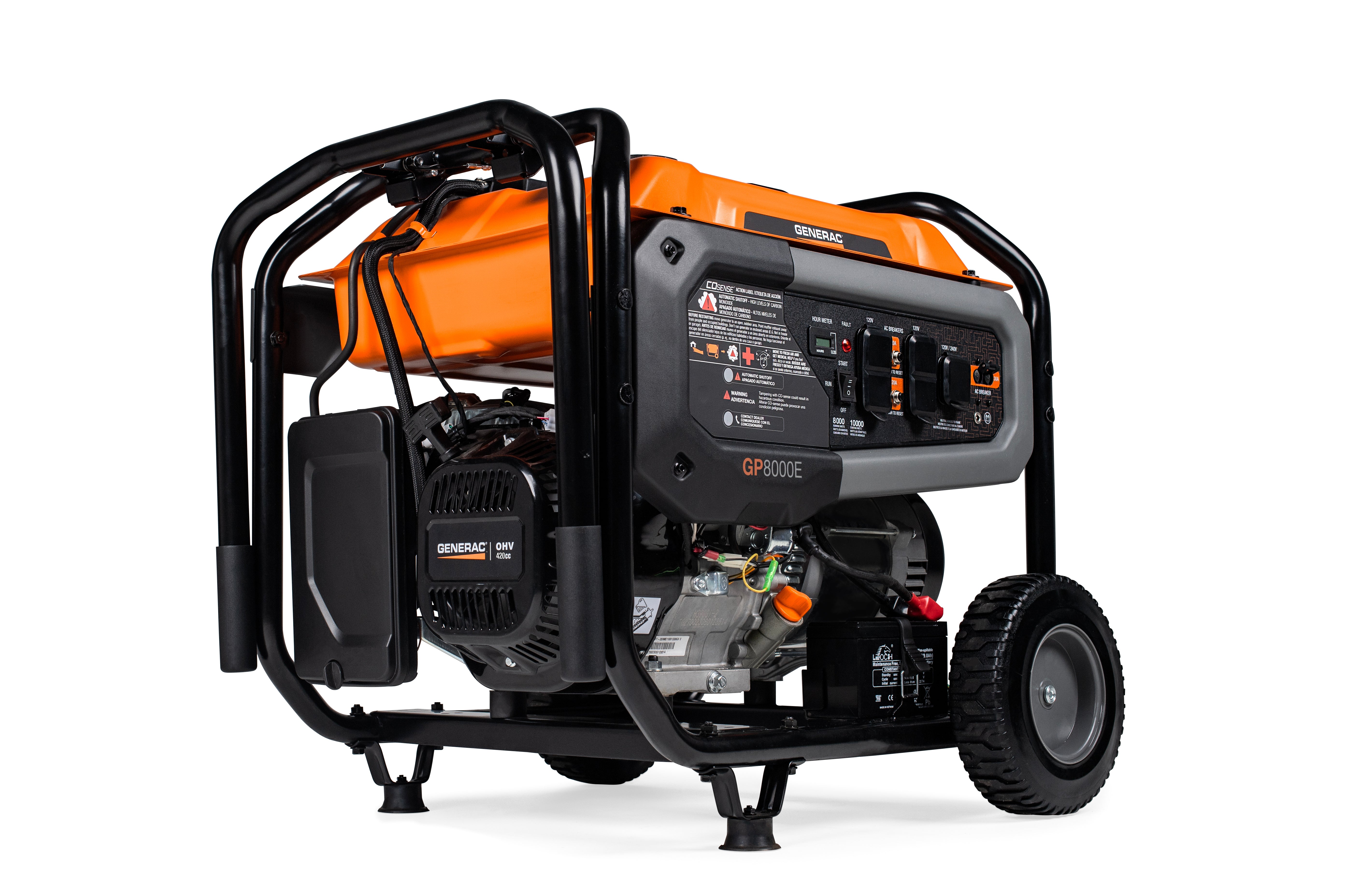 Generac Portable Generator, GP8000E