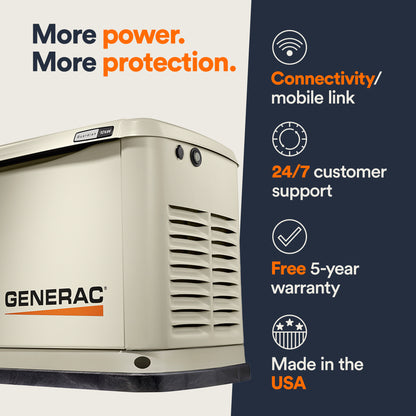 Guardian 10kW Standby Generator (WiFi Enabled)