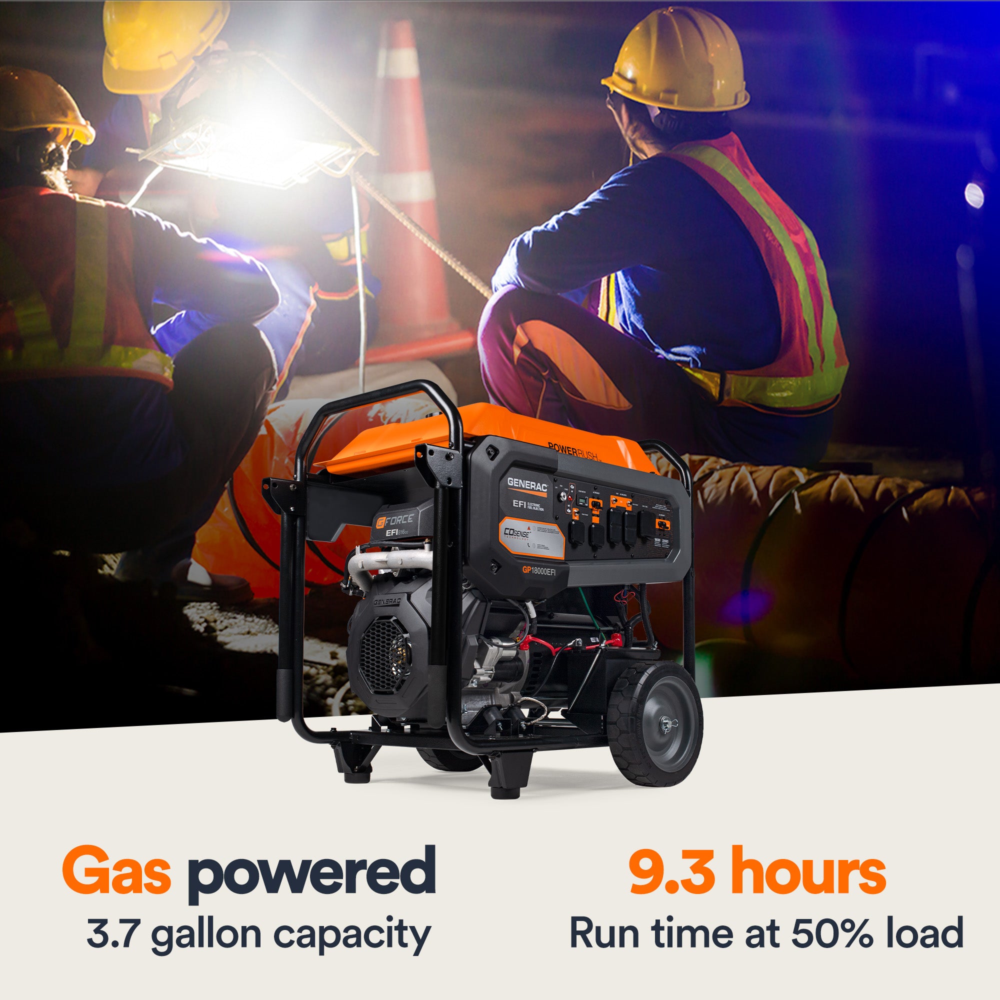 Portable Generator, 18000 | EFI | Electric Start with COsense | 50ST