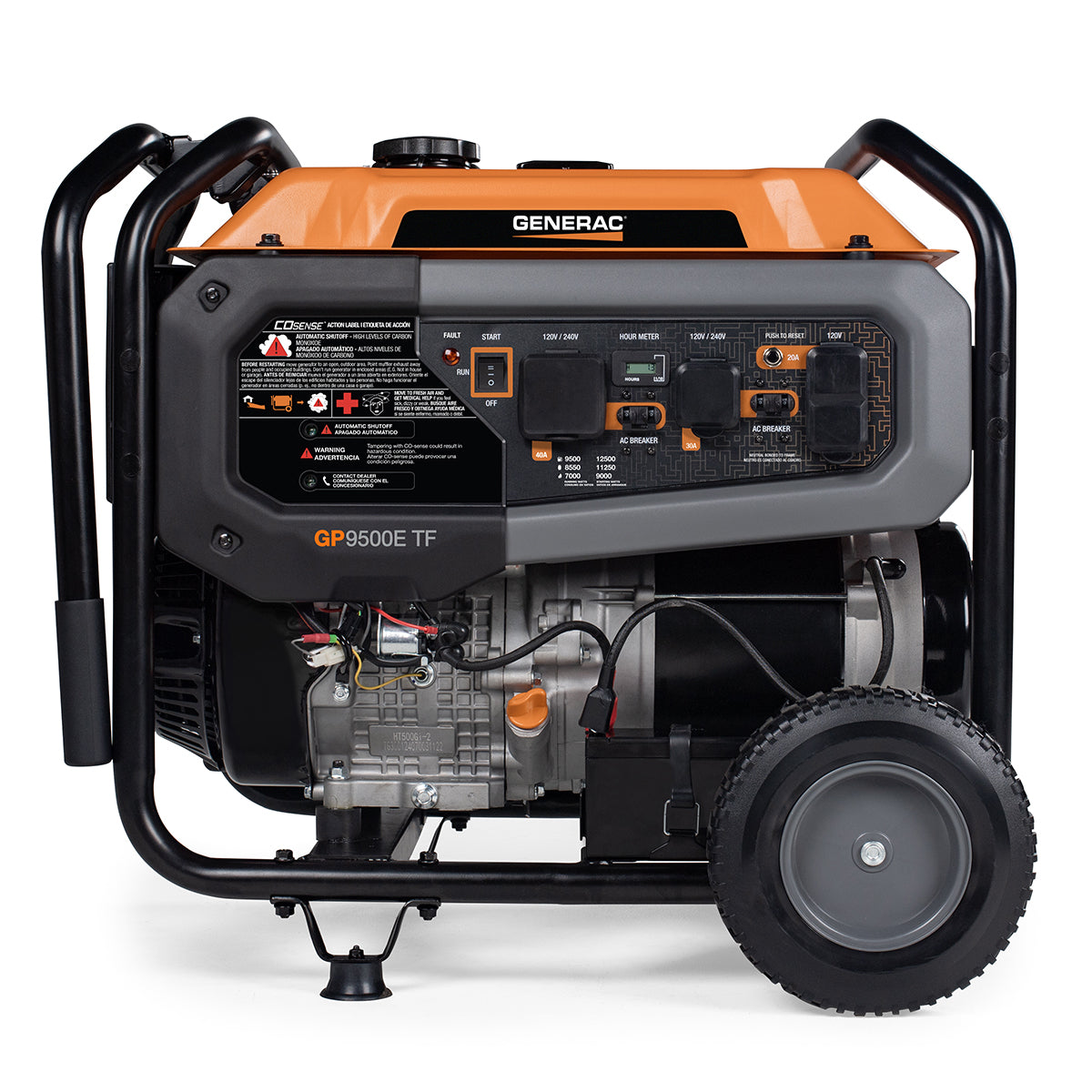 Generac Portable Generator, GP9500E