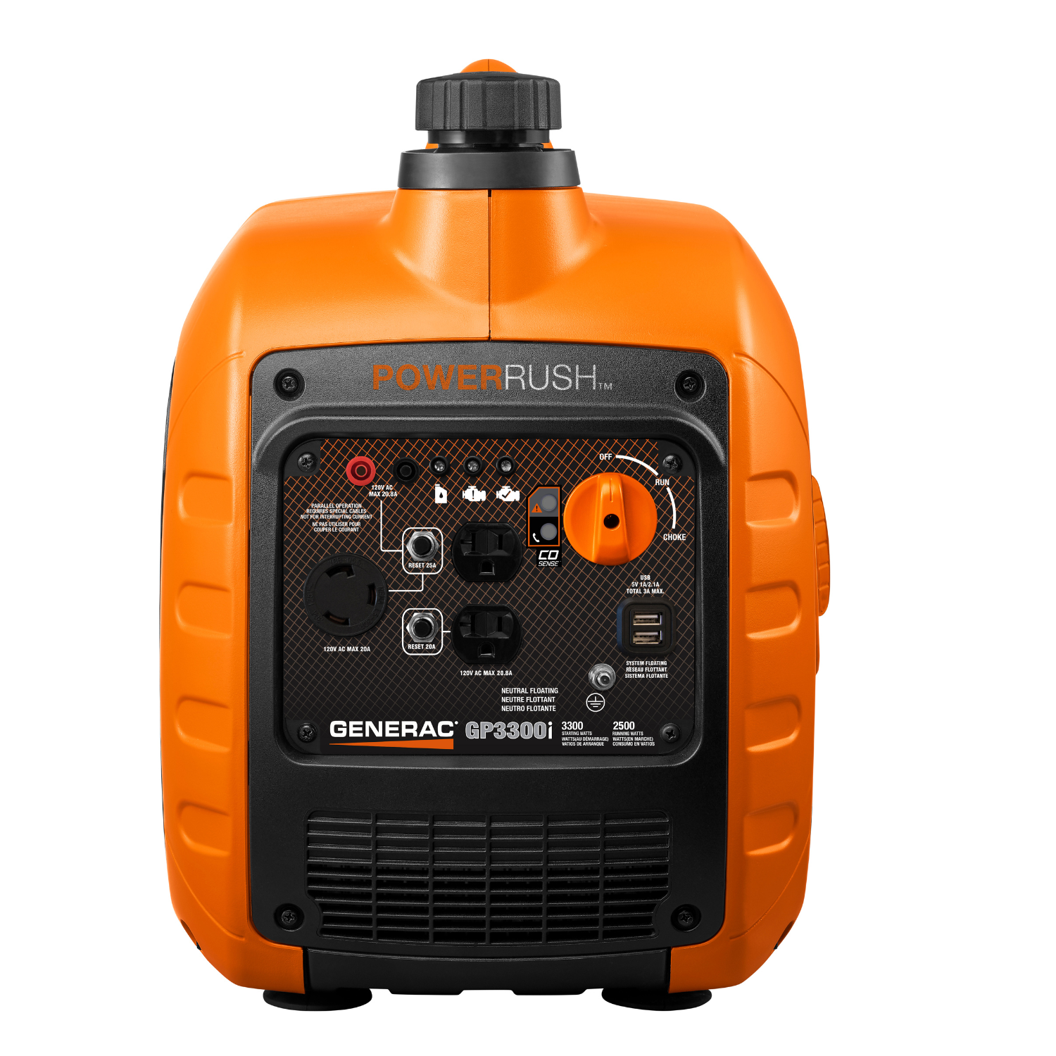Portable Inverter Generator, 3300i | With COsense 49ST/CSA