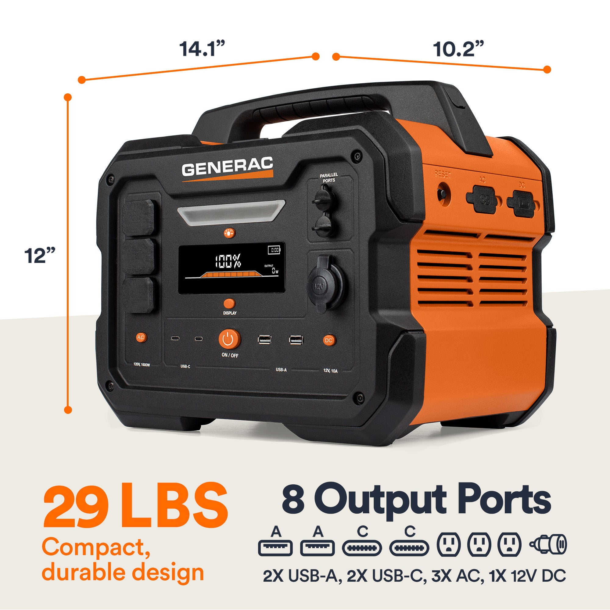 Generac Portable Power Station, 1000